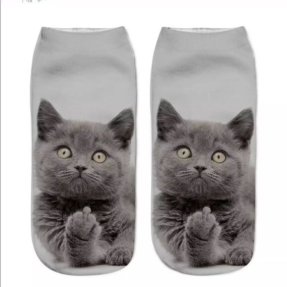 MEOW YOU! Kitten Socks - 5 pairs - Picture 2 of 6